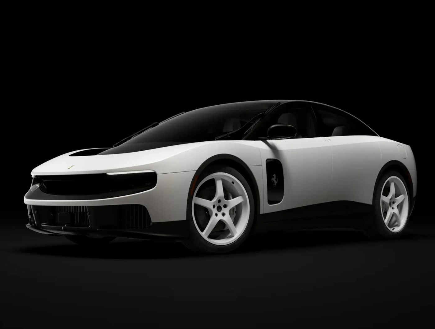 The 2026 Ferrari Luce Tailor Made, sold at Monterey for $40 million as a charity lot